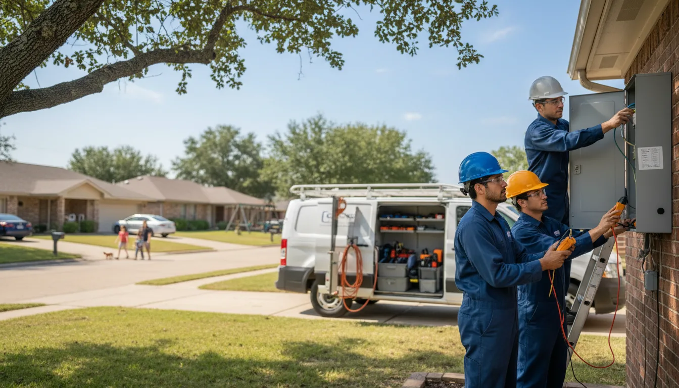 Certified electrician providing emergency electrical services in Honey Grove, PA
